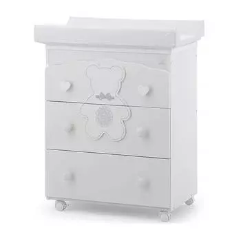 Italbaby Пеленальный комод Fiocco Classic, белый