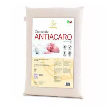 Italbaby Подушка в кроватку Antiacaro, 38х58 см, белая