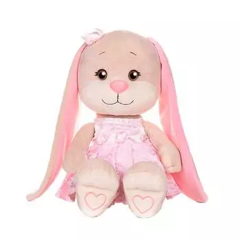 Jack&amp;Lin Мягкая игрушка "Зайка в кружевном платье", 25 см