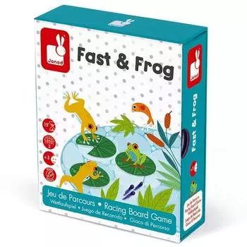 Janod Игра настольная "Лягушачьи бега"