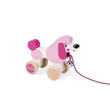 Janod Каталка на веревочке "Пудель"