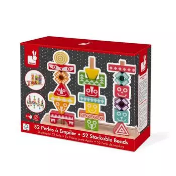 Janod Набор пирамидок "Тотемы"