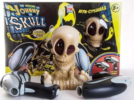 Johnny the Skull "Проектор Джонни Череп с двумя бластерами" - интерактивный тир