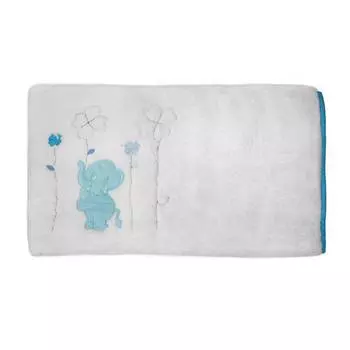 Kidboo Плед велсофт "Elephants", 80*120 см, голубой