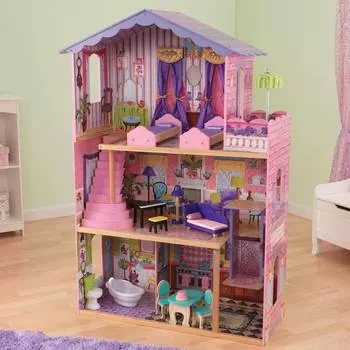 KidKraft Деревянный особняк с мебелью для Барби "Особняк мечты"