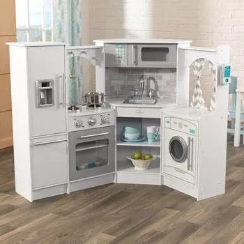 KidKraft Игровая кухня из дерева "Белый-Интерактив", белая