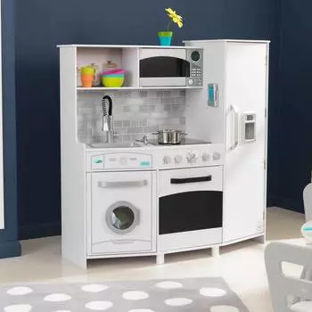KidKraft Игровая кухня "Большой Интерактив, белая