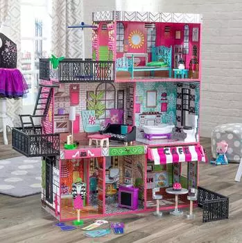 KidKraft Кукольный дом "Бруклинский Лофт" с мебелью