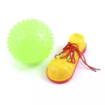 Knopa Развивающий набор №1 "Мяч зеленый и ботинок"