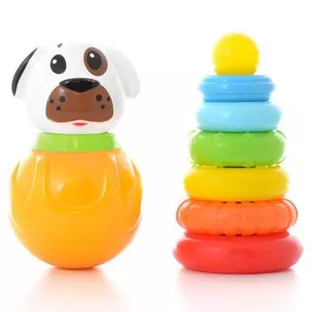 Knopa Развивающий набор №2 "Неваляшка и пирамидка"