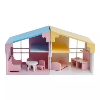 Коняша Дом "Евродом 2 в 1, два модуля с мебелью"