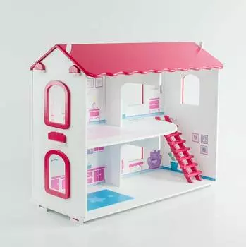 Коняша Домик для кукол "Карамель", с интерьером