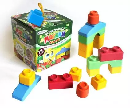 Конструктор БИПЛАНТ 11127 Кнопик 18 деталей