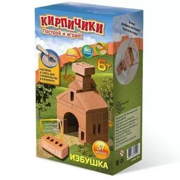 BRICKMASTER конструктор из кирпичиков "Избушка", 37 деталей, 601