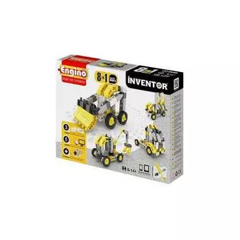 Конструктор ENGINO PB 24/0834 INVENTOR Спецтехника - 8 моделей