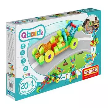 Конструктор ENGINO QB20 QBOIDZ Набор из 20 моделей