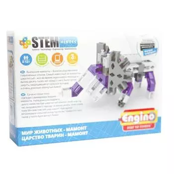 Конструктор ENGINO SH11 STEM HEROES. Мир животных. Мамонт