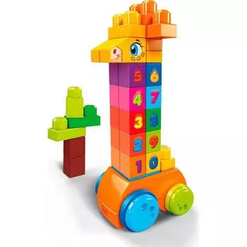 Конструктор Mega Bloks Жираф с цифрами