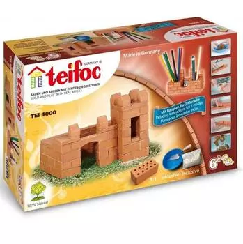 TEIFOC Конструктор Крепость-карандашница, TEI 4000, 81 деталь