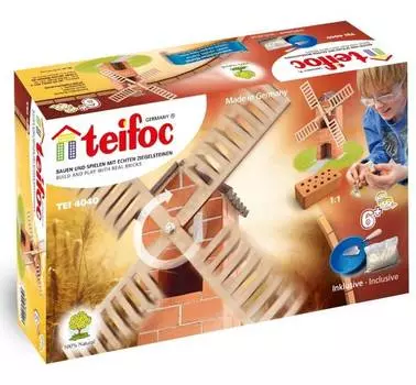 TEIFOC Конструктор Ветряная мельница, TEI 4040, 50 деталей