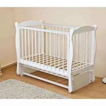 Красная Звезда Кровать маятниковая продольная "Уралочка" С 744, белый