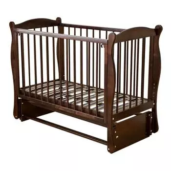 Красная Звезда Кровать маятниковая продольная "Уралочка" С 744, шоколад