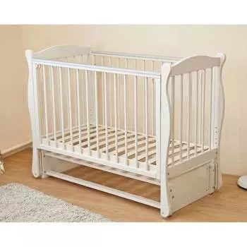 Красная Звезда Кровать маятниковая продольная "Уралочка" С 744, ваниль