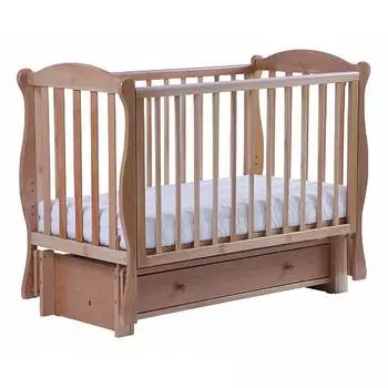 Кубаночка кровать маятниковая продольная БИ 42.3 "Кубаночка-6", натуральный бук