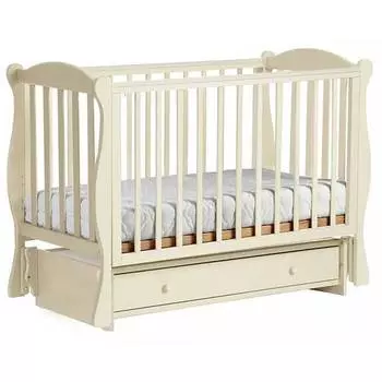 Кубаночка кровать маятниковая универсальная БИ 42 "Кубаночка-6", слоновая кость