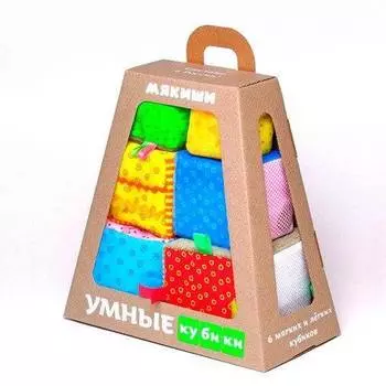Кубики МЯКИШИ 271 Умные кубики