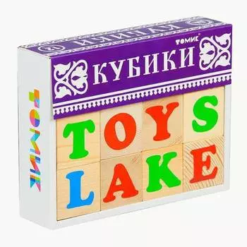 Кубики ТОМИК 1111-2 Алфавит английский (12 шт)