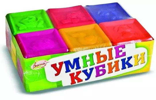 Кубики ВЕСНА В1729 Умные