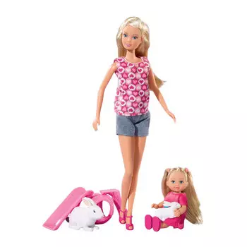 Кукла STEFFI и Еви с кроликами