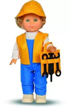 Кукла ВЕСНА В754/о Митя Строитель, 34 см