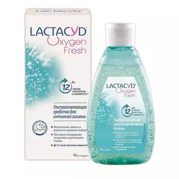 Lactacyd Гель для интимной гигиены "Кислородная свежесть", 200 мл