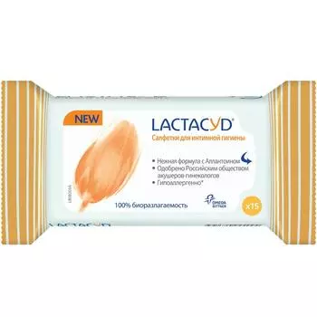 Lactacyd Салфетки для интимной гигиены, 15 шт.