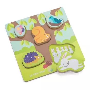 Le Toy Van Деревянный пазл "Мама и малыш"