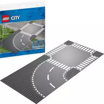 LEGO City Конструктор Supplementary Поворот и перекрёсток 60237