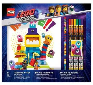 LEGO Movie 2 Duplo канцелярский набор для рисования 52305L, 10 предметов