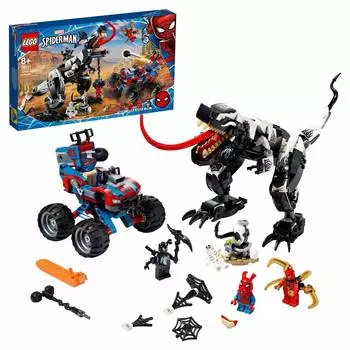 Lego Super Heroes Конструктор "Человек-Паук Засада на веномозавра"