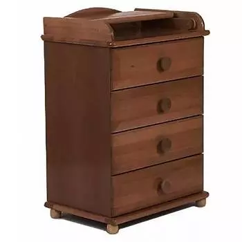 Лель Комод узкий с пеленальным столиком БИ 888, орех