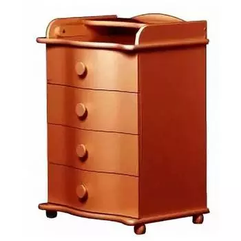 Лель Комод узкий с пеленальным столиком БИ 888, орех светлый