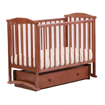 Лель кровать детская АБ 15 "Лютик", универсальный маятник, светлый орех