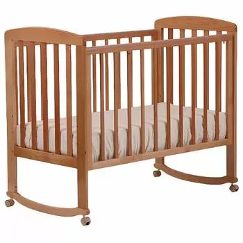 Лель кровать детская без ящика АБ 16.0 "Ромашка", натуральный бук