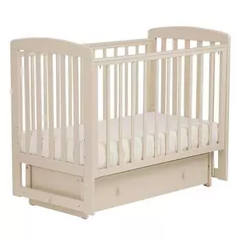 Лель кровать детская маятн поперечн АБ 16.2. "Ромашка", ваниль