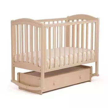 Лель Кровать маятниковая поперечная "Василёк" БИ 09.2, слоновая кость