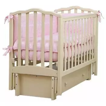 Лель Кровать маятниковая универсальная АБ 19 "Жасмин", слоновая кость