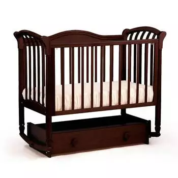 Лель Кровать "Азалия" маятниковая поперечная, махагон