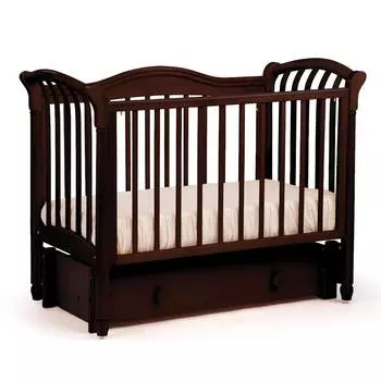 Лель Кровать "Азалия" маятниковая продольная, махагон