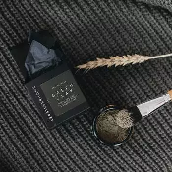 Leosilverhome Маска для лица с зеленой глиной и водорослями, 60 мл